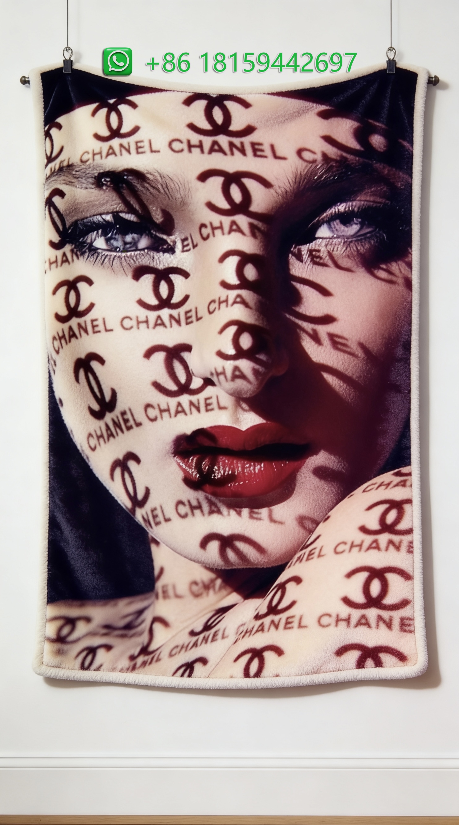 Chanel Throw Blankets